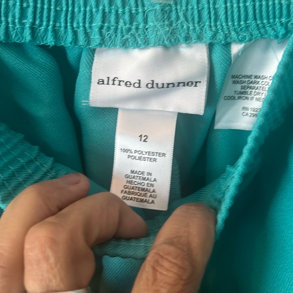 Alfred Dunner Teal Pants - Picture 4 of 4